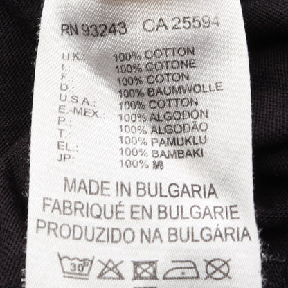 グラフィックロゴ 半袖Tシャツ コットン ブラック ディーゼル