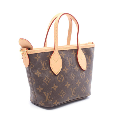 ネヴァーフルBB モノグラム ベージュ 2WAY ハンドバッグ PVC レザー ブラウン ルイヴィトン バッグ LOUIS VUITTON
