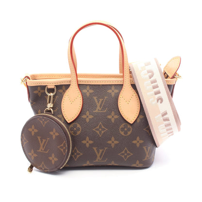 ネヴァーフルBB モノグラム ベージュ 2WAY ハンドバッグ PVC レザー ブラウン ルイヴィトン バッグ LOUIS VUITTON