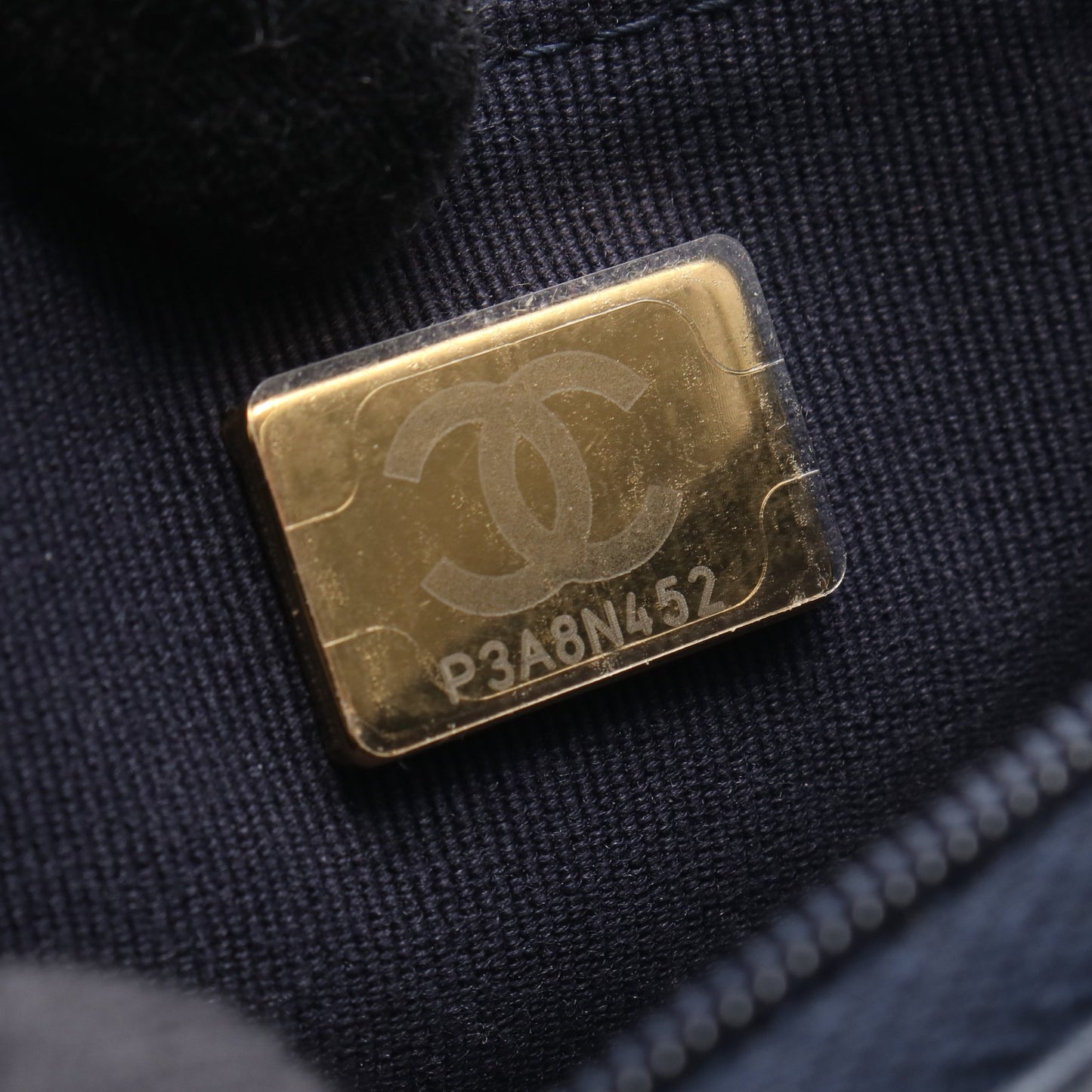 マトラッセ チェーンウォレット キャビアスキン ネイビー ゴールド金具 シャネル バッグ CHANEL