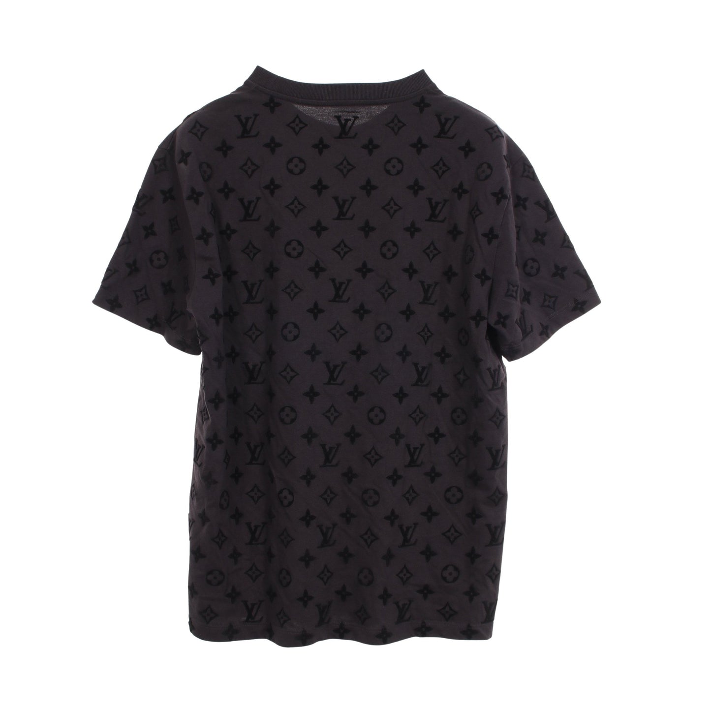 モノグラム フックアンドループ 半袖Tシャツ コットン ダークグレー ルイヴィトン