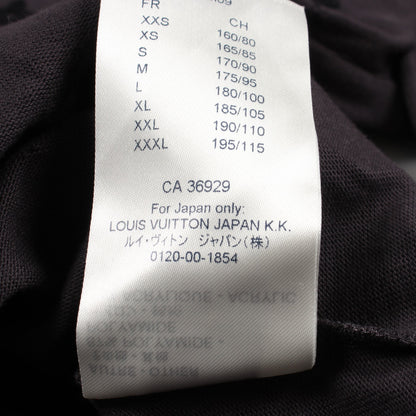 モノグラム フックアンドループ 半袖Tシャツ コットン ダークグレー ルイヴィトン