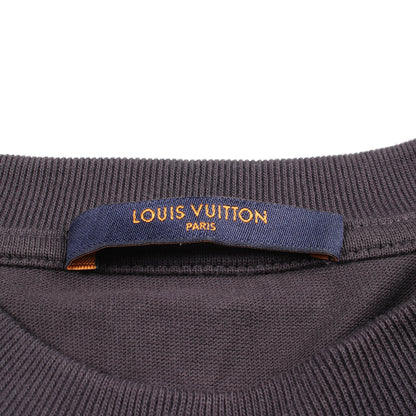 モノグラム フックアンドループ 半袖Tシャツ コットン ダークグレー ルイヴィトン