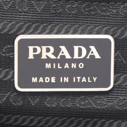 TESSUTO ショルダーバッグ ナイロン レザー ブラック プラダ バッグ PRADA