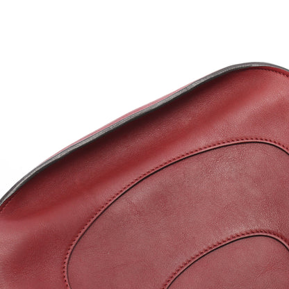 HAYLEY ヘイリー ショルダーバッグ レザー レッド クロエ