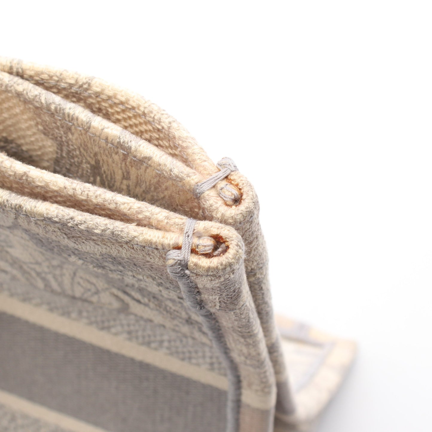 BOOK TOTE ブックトート ミディアム トワル ドゥ ジュイ ハンドバッグ トートバッグ キャンバス グレー アイボリー クリスチャンディオール