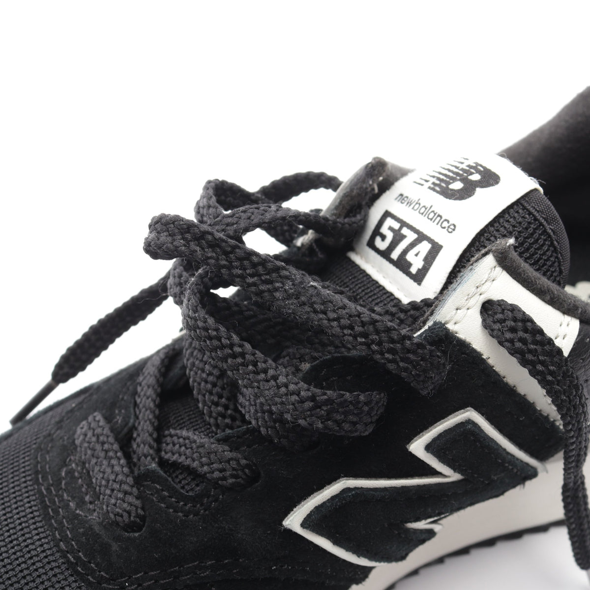 厚底 スニーカー スエード レザー ファブリック ブラック ニューバランス シューズ NEW BALANCE