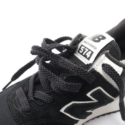 厚底 スニーカー スエード レザー ファブリック ブラック ニューバランス シューズ NEW BALANCE