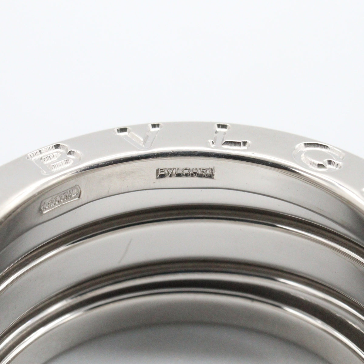 B-zero1 ビーゼロワン リング 4バンド リング 指輪 K18WG ホワイトゴールド ブルガリ