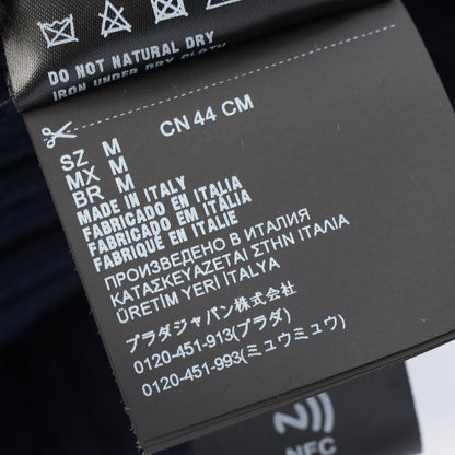 ロゴ ビーニー ウール ネイビー プラダ 財布・小物 PRADA