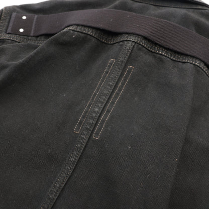 OUTERSHIRT ヴィンテージ加工 デニムジャケット コットン ブラック ベージュ グレー リックオウエンスダークシャドウ