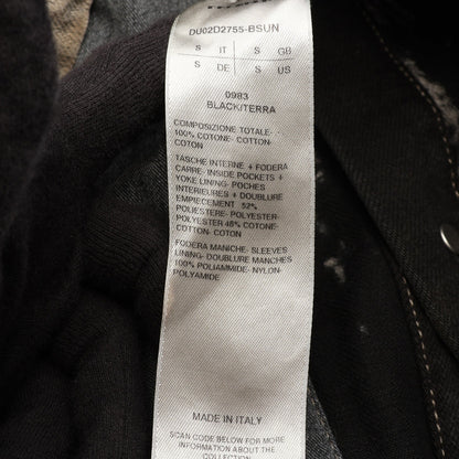 OUTERSHIRT ヴィンテージ加工 デニムジャケット コットン ブラック ベージュ グレー リックオウエンスダークシャドウ