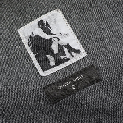 OUTERSHIRT ヴィンテージ加工 デニムジャケット コットン ブラック ベージュ グレー リックオウエンスダークシャドウ