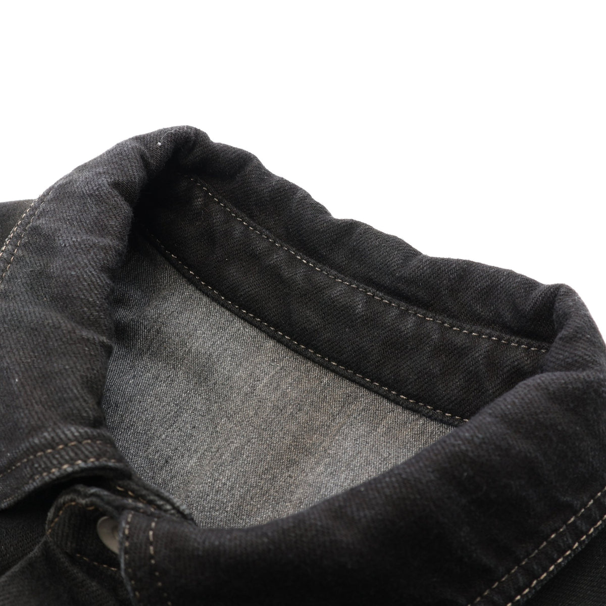 OUTERSHIRT ヴィンテージ加工 デニムジャケット コットン ブラック ベージュ グレー リックオウエンスダークシャドウ