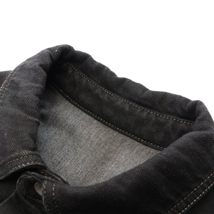 OUTERSHIRT ヴィンテージ加工 デニムジャケット コットン ブラック ベージュ グレー リックオウエンスダークシャドウ