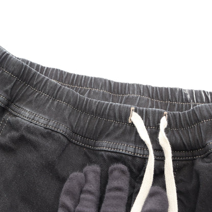 プッシャーパンツ デニムパンツ コットン ブラック マルチカラー リックオウエンスダークシャドウ