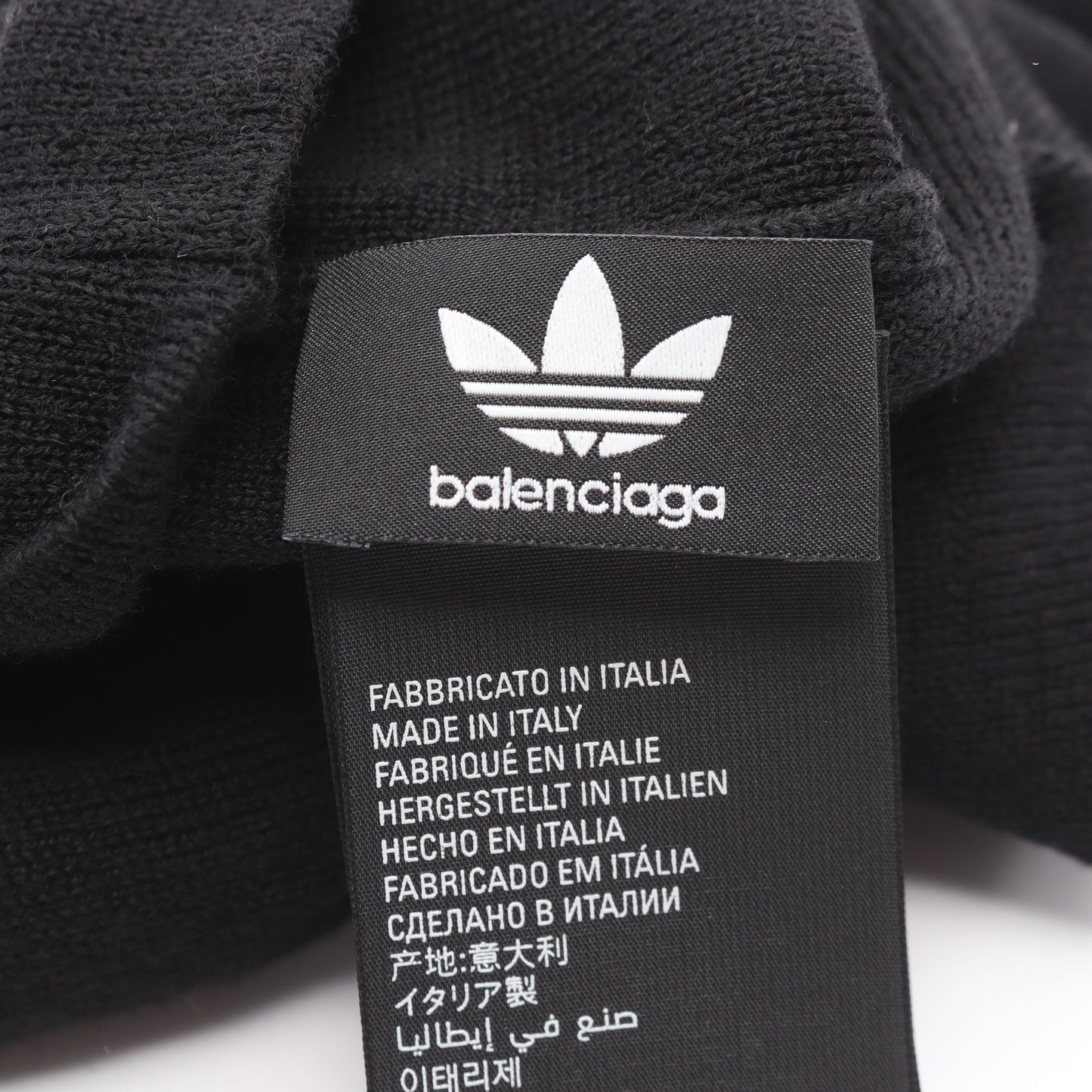 BALENCIAGA × adidas ヘッドマスク 小物 ウール ブラック バレンシアガ
