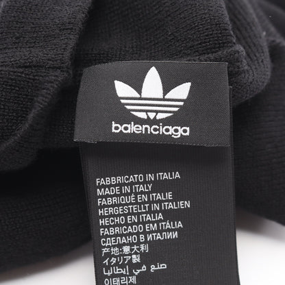 BALENCIAGA × adidas ヘッドマスク 小物 ウール ブラック バレンシアガ