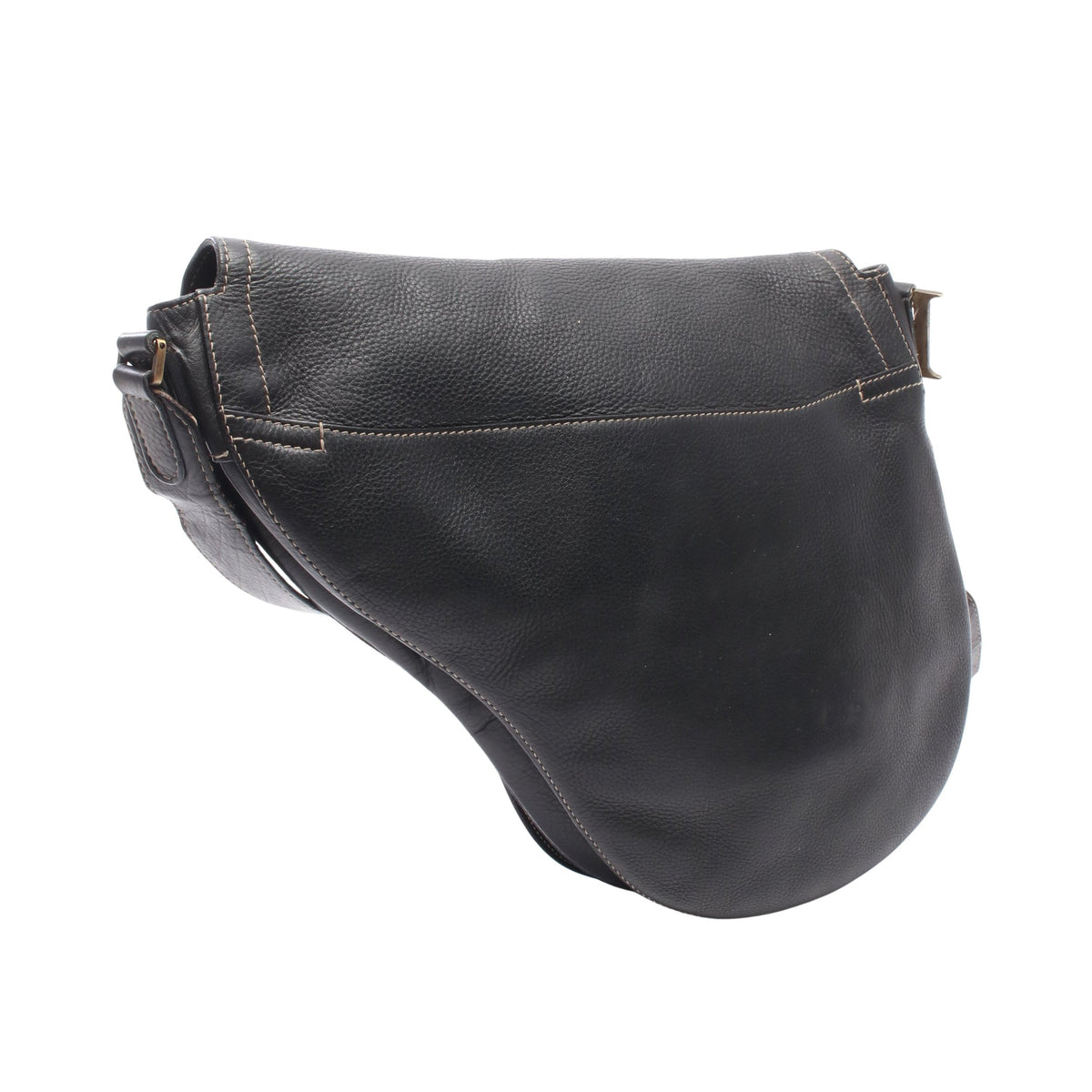 SADDLE サドル ショルダーバッグ レザー ブラック クリスチャンディオール