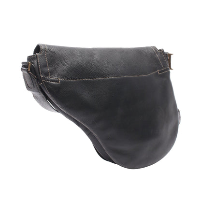 SADDLE サドル ショルダーバッグ レザー ブラック クリスチャンディオール