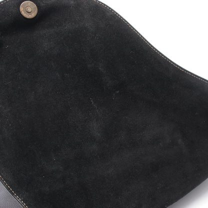 SADDLE サドル ショルダーバッグ レザー ブラック クリスチャンディオール