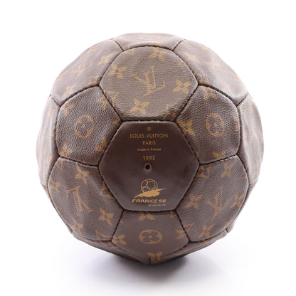 サッカーボール モノグラム 1998年フランスワールドカップ記念 3000個限定 ボール PVC ブラウン ルイヴィトン