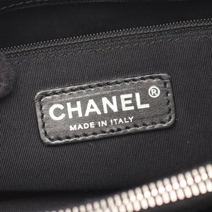 マトラッセ グランドショッピング GST チェーンショルダーバッグ チェーントートバッグ キャビアスキン ブラック シルバー金具 シャネル