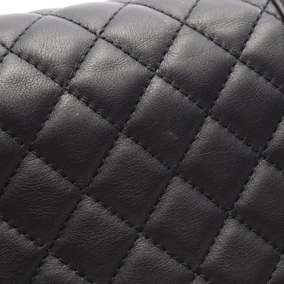 ボーイシャネル スモール チェーンショルダーバッグ ラムスキン ブラック ゴールド金具 シャネル
