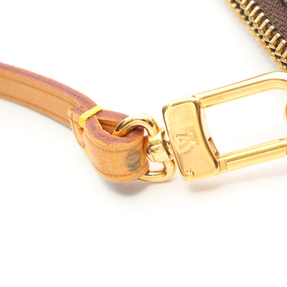 ポシェットアクセソワール モノグラム ハンドバッグ PVC レザー ブラウン ルイヴィトン バッグ LOUIS VUITTON