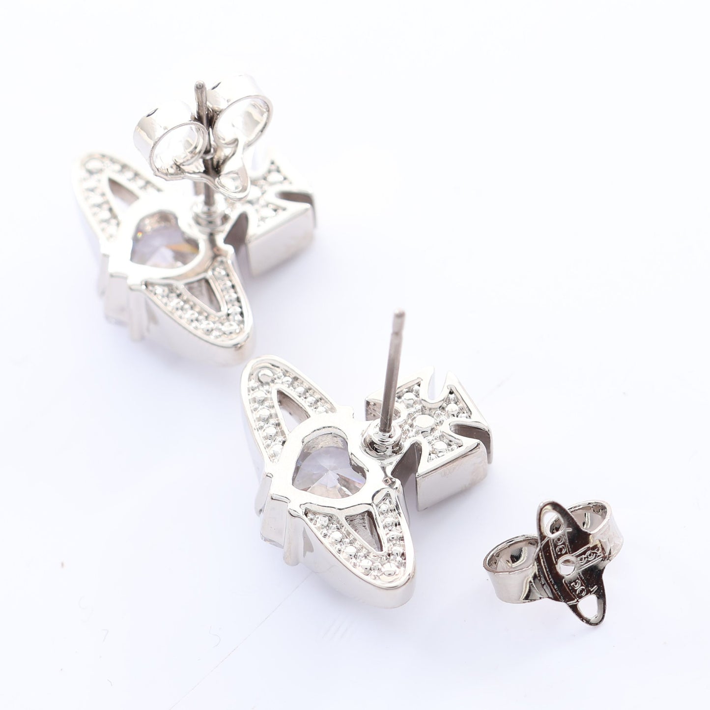 ARIELLA アリエラ ピアス ラインストーン シルバー クリア ヴィヴィアンウエストウッド アクセサリー Vivienne Westwood