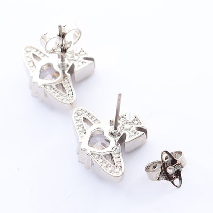 ARIELLA アリエラ ピアス ラインストーン シルバー クリア ヴィヴィアンウエストウッド アクセサリー Vivienne Westwood