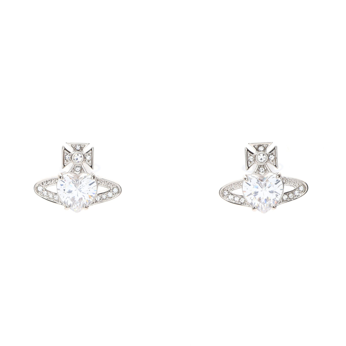 ARIELLA アリエラ ピアス ラインストーン シルバー クリア ヴィヴィアンウエストウッド アクセサリー Vivienne Westwood