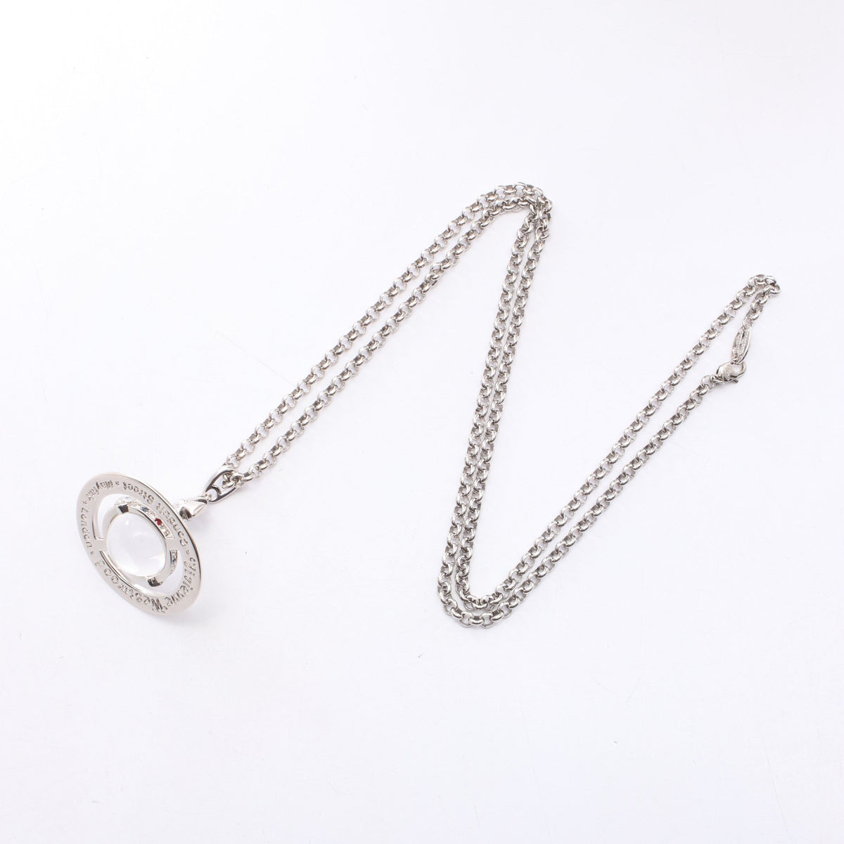 NEW SMALL ORB ネックレス ラインストーン シルバー マルチカラー ヴィヴィアンウエストウッド アクセサリー Vivienne Westwood