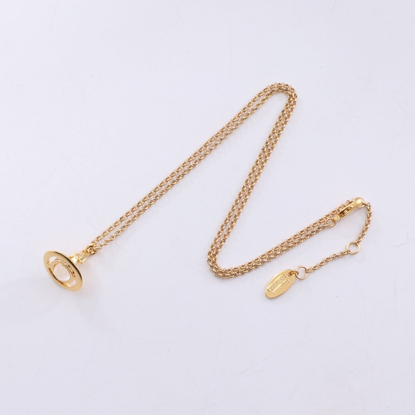 NEW PETITE ORB ネックレス GP ラインストーン ゴールド マルチカラー ヴィヴィアンウエストウッド アクセサリー Vivienne Westwood
