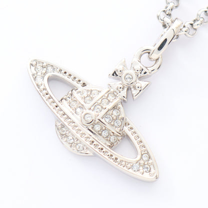 ミニ バス レリーフ ネックレス ラインストーン シルバー クリア ヴィヴィアンウエストウッド アクセサリー Vivienne Westwood