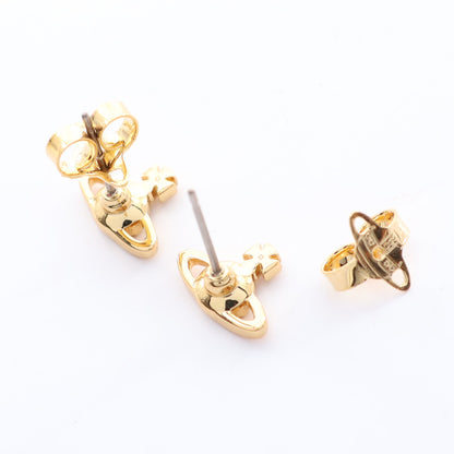 NANO SOLITAIRE オーブ ピアス GP ラインストーン ゴールド クリア ヴィヴィアンウエストウッド アクセサリー Vivienne Westwood