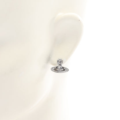 PINA BAS RELIEF EARRINGS ピナ バス レリーフ ピアス ラインストーン シルバー クリア ヴィヴィアンウエストウッド アクセサリー Vivienne Westwood