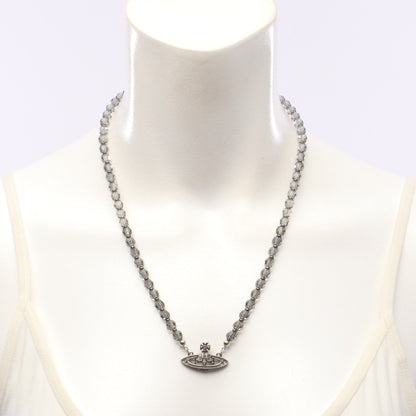 Man Messaline ネックレス ラインストーン ビーズ シルバー ブラック クリア ヴィヴィアンウエストウッド アクセサリー Vivienne Westwood