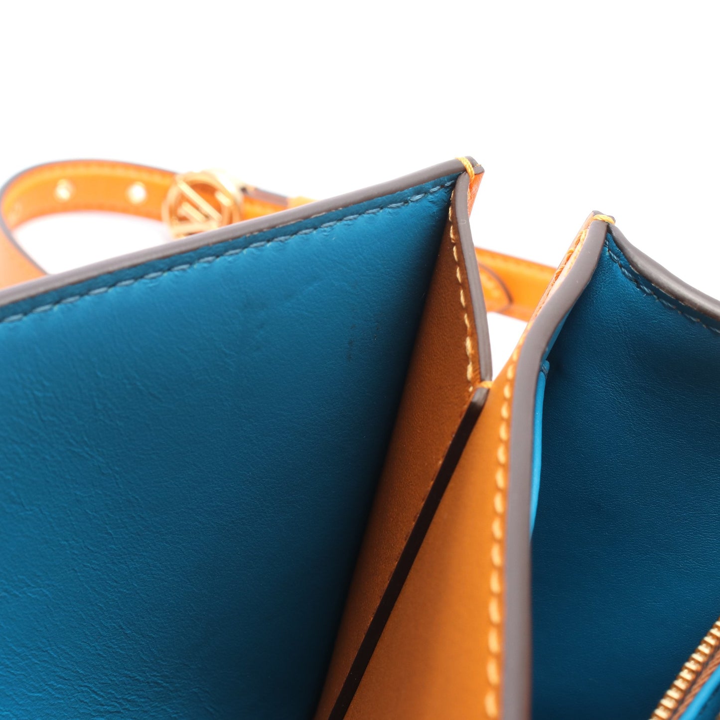 LV PONT 9 LVポンヌフ サマーゴールド ショルダーバッグ レザー オレンジ ルイヴィトン