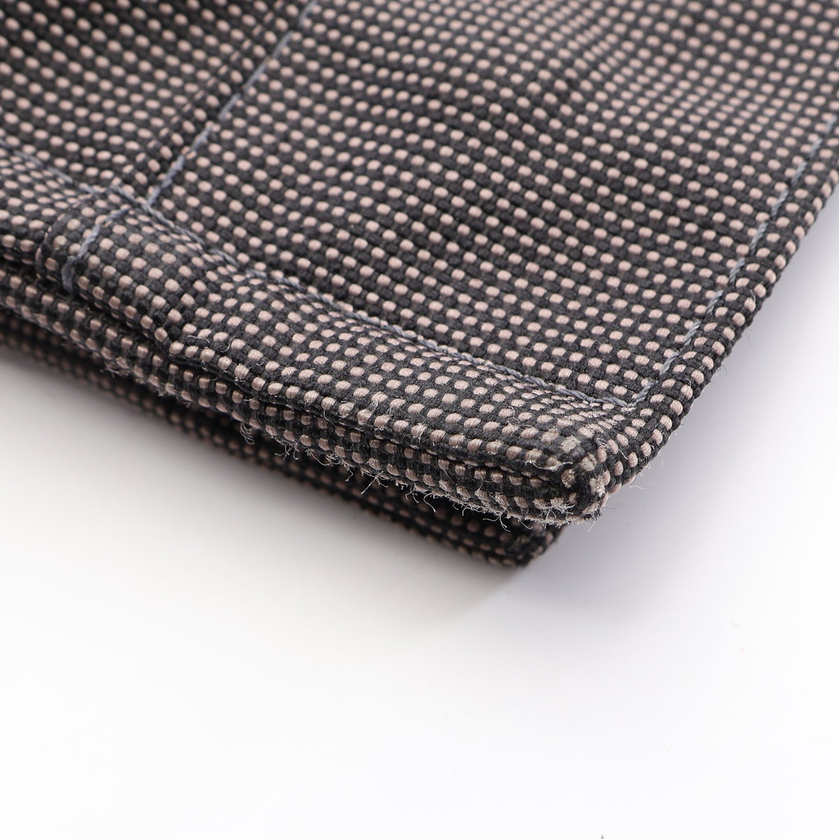 エールラインGM ハンドバッグ トートバッグ ナイロンキャンバス ダークグレー シルバー金具 エルメス