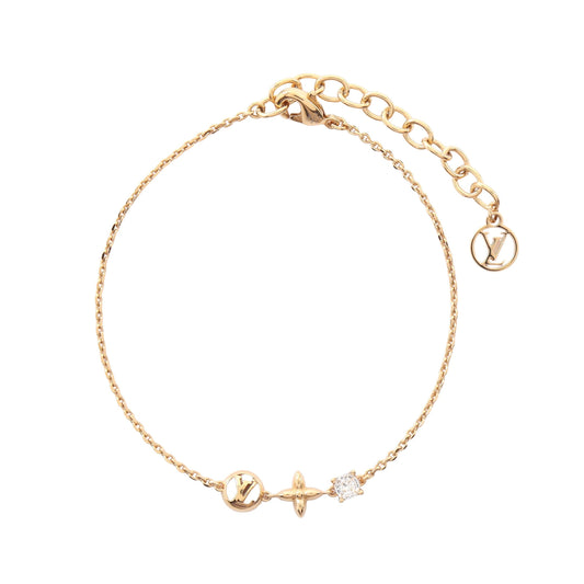 プティ ルイ ブレスレット GP ラインストーン ゴールド クリア ルイヴィトン アクセサリー LOUIS VUITTON