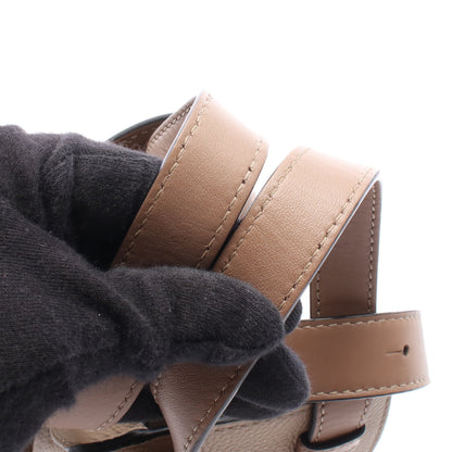 HAMMOCK SMALL ハンモック スモール 2WAY ハンドバッグ レザー ベージュ ブラウン ロエベ