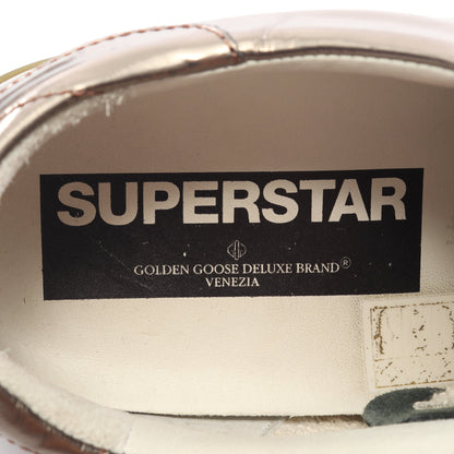 SUPERSTAR メタリック スニーカー レザー ブロンズ ゴールデングース