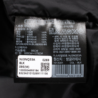 M'S NUPTSE ON BALL JACKET フード付き 中綿 ジャケット ナイロン ブラック ザノースフェイス ホワイトレーベル