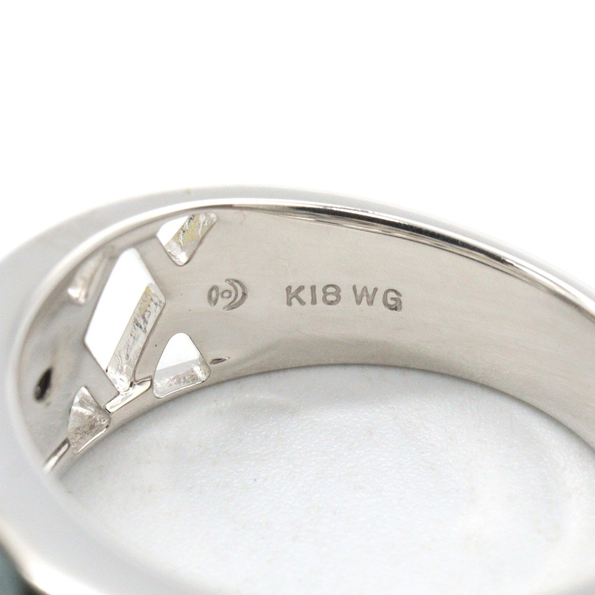 パール ダイヤモンド リング リング 指輪 K18WG ダイヤモンド パール ホワイトゴールド ブラック クリア タサキ