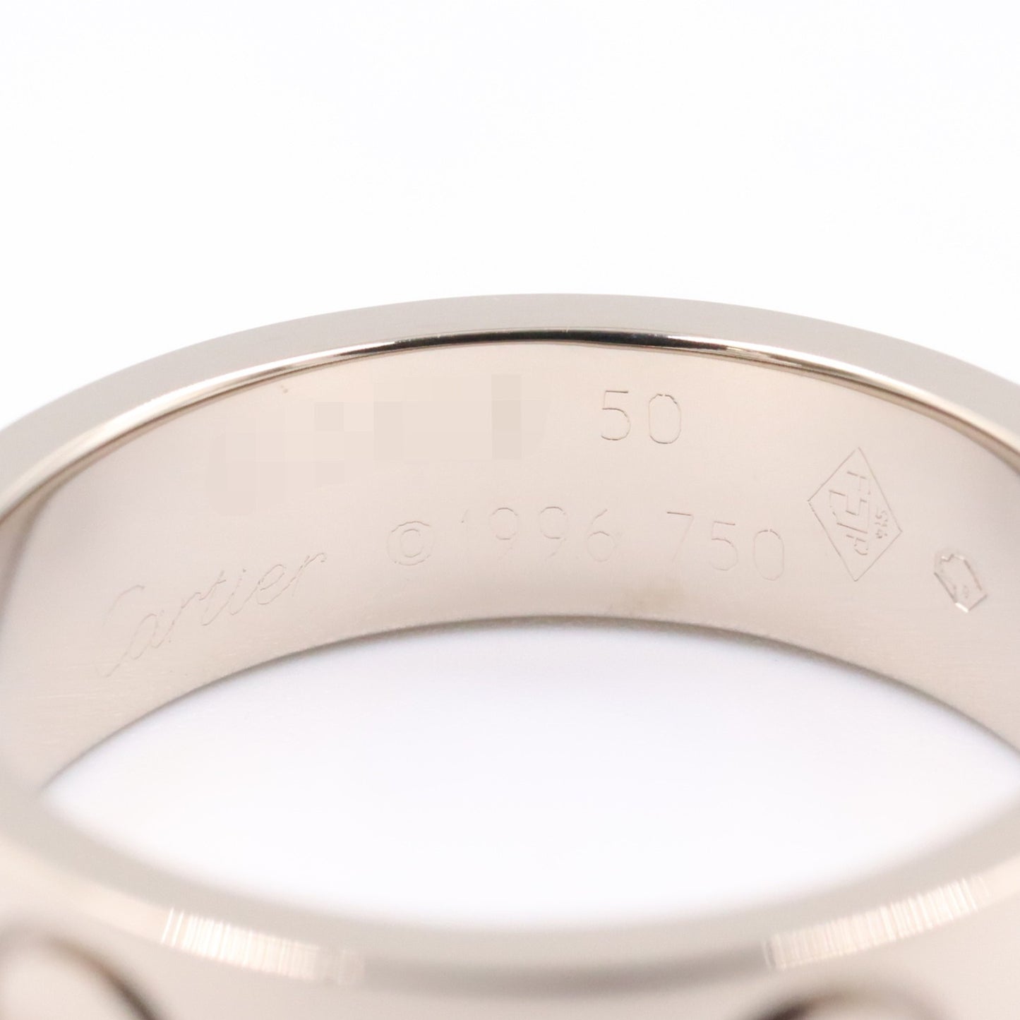 ラブ リング リング 指輪 K18WG ホワイトゴールド カルティエ アクセサリー Cartier