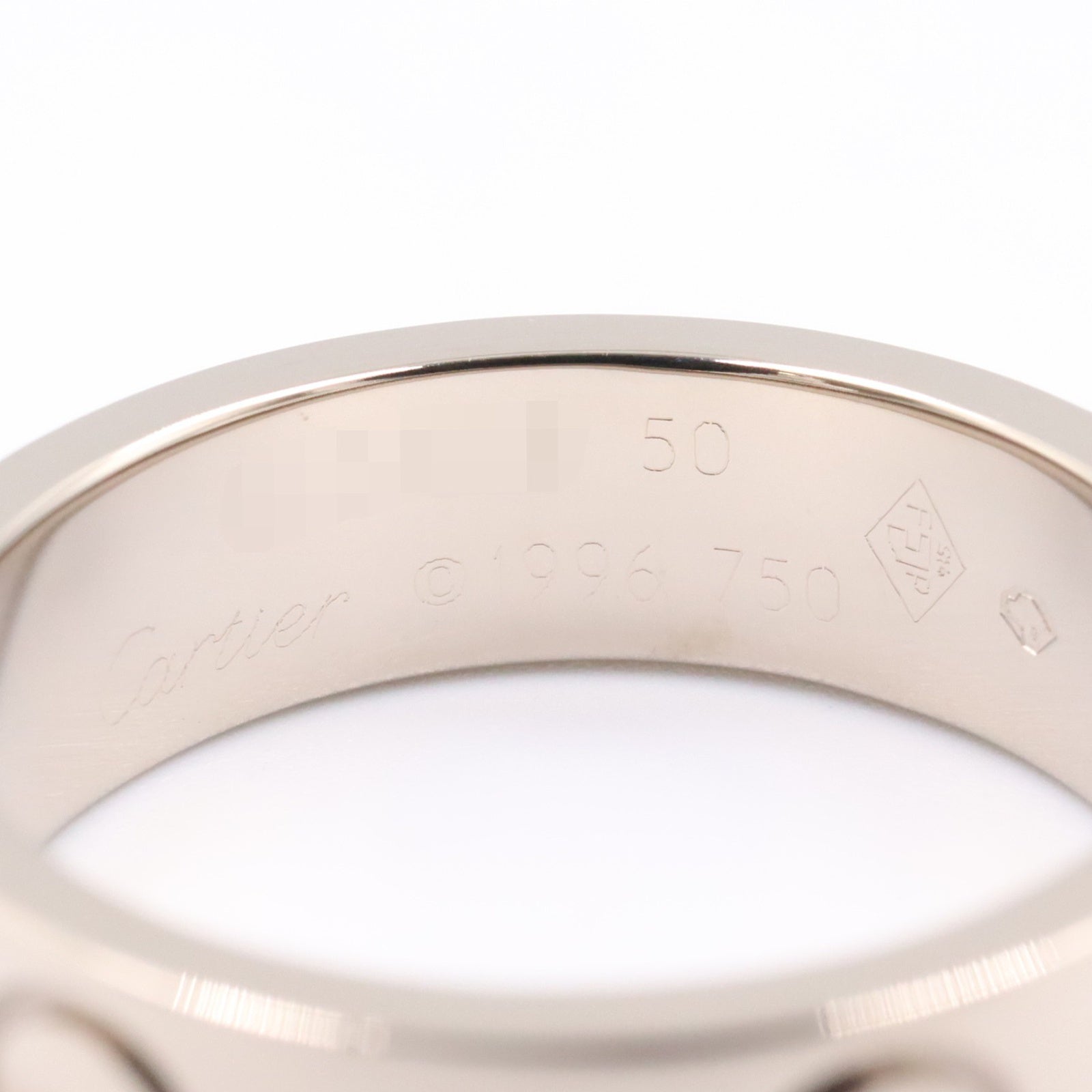 ラブ リング リング 指輪 K18WG ホワイトゴールド カルティエ アクセサリー Cartier