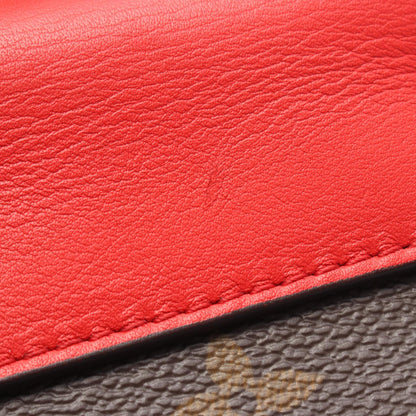 ロッキー BB モノグラム ノワール 2WAY ハンドバッグ PVC レザー ブラウン ブラック ルイヴィトン