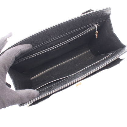 2.55 ハンドバッグ トートバッグ キャビアスキン ホワイト ブラック ゴールド金具 シャネル