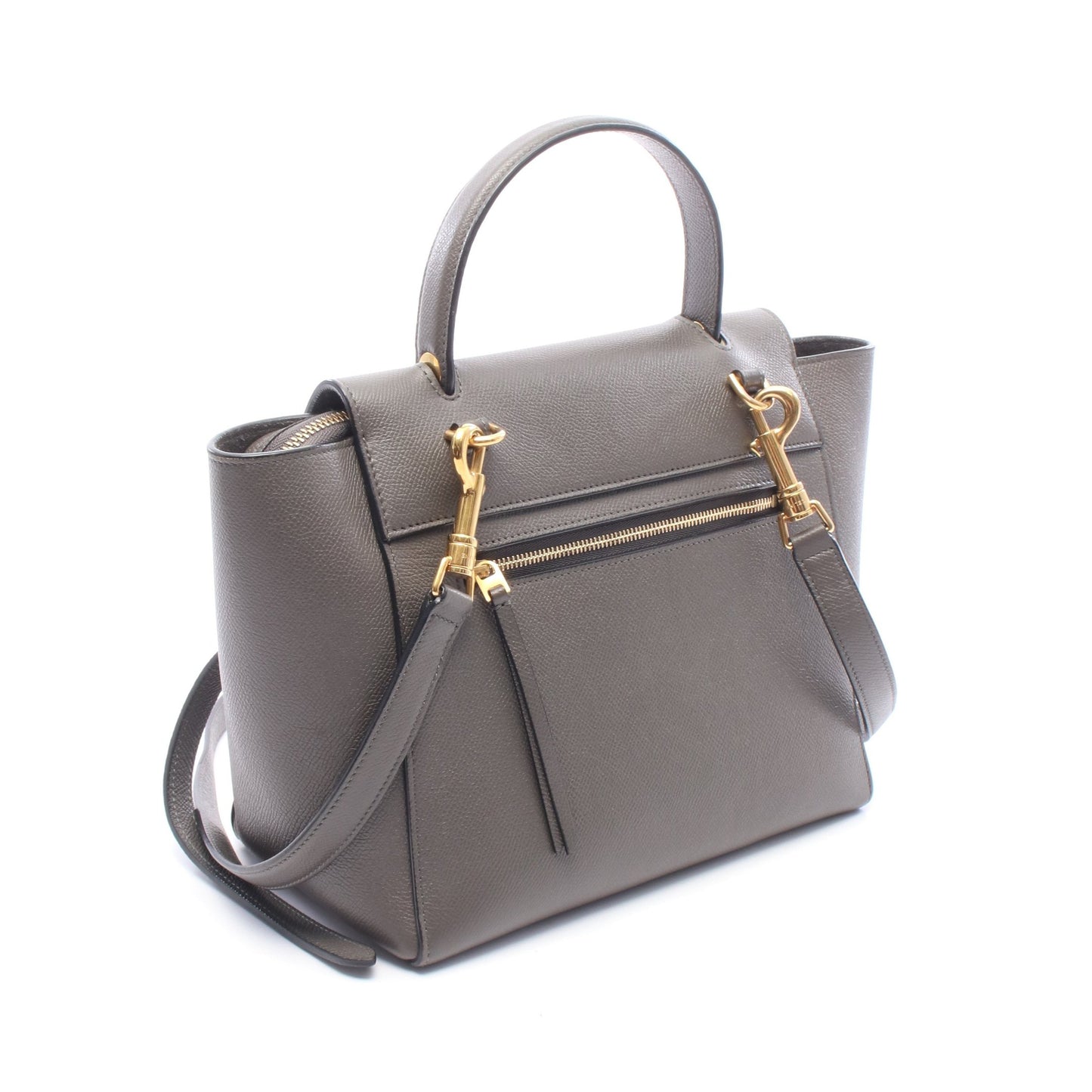 BELT BAG MICRO ベルトバッグ マイクロ 2WAY ハンドバッグ レザー グレー セリーヌ